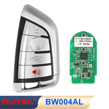 5 шт./лот Универсальный смарт-ключ Atuel IKEY BW004AL с 4 кнопками Autel Remote для BMW