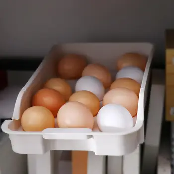 Держатель для яиц, чехол для хранения яиц, коробка для хранения яиц с защитой от столкновений, Контейнер для яиц с 15 сетками, коробка для хранения свежих яиц, лоток для яиц