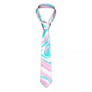 Галстук для мужчин, официальные узкие галстуки, Классический мужской Мраморный галстук с единорогом, Джентльменский узкий