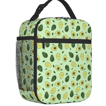 Милые сумки для ланча с теплоизоляцией из авокадо, женский портативный контейнер для ланча для кемпинга, путешествий, Многофункциональная коробка для еды