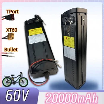60V 20Ah Подседельная Трубка Silver Fish 18650 Литий-ионный Аккумулятор Для Электрического Велосипеда Bicycle battery