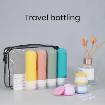 Компактные легкие дозирующие флаконы, Многоразовые дорожные флаконы вместимостью, легко моющиеся для кремов для путешествий, для путешествий
