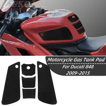Наклейки для бензобака Ducati848 Накладка для наколенника мотоцикла Накладка для противоскользящих наколенников для Ducati 848 2009-2015 2014 2013