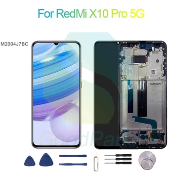 Для RedMi 10X Pro 5G Замена экрана Дисплея 2400*1080 M2004J7BC Для RedMi 10X Pro 5G Сенсорный ЖК-Дигитайзер