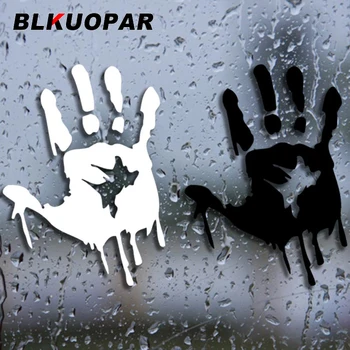 BLKUOPAR Отпечаток руки, забавные наклейки для автомобиля, мультяшная креативная наклейка, водонепроницаемый солнцезащитный крем, украшение мотоцикла, автомобильные аксессуары
