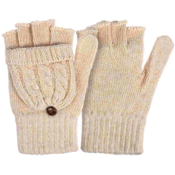 Женские перчатки Warm Hands Miss, гетры для женщин, варежки с клапанами для пальцев