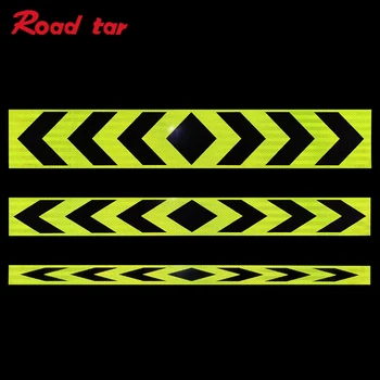 Roadstar 1 комплект = 3 шт. Светоотражающая наклейка на автомобиль со стрелкой, предупреждающая лента для автомобильных наклеек на грузовики, безопасность дорожного движения