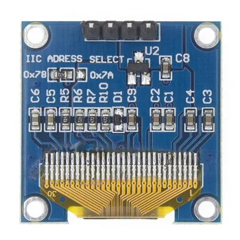 0,96-дюймовый OLED SSD1306 белого/синего/желтого цвета 128X64 IIC I2C Модуль последовательного дисплея 12864 плата ЖК-экрана для Arduino