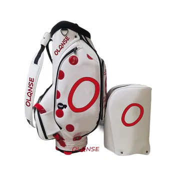 2024 Новая брендовая сумка для гольфа Мужская стандартная сумка для гольфа Водонепроницаемая матовая клубная сумка из искусственной кожи