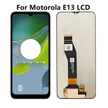 100% Оригинальный Тест для Motorola Moto E13 ЖК-дисплей С Сенсорным Экраном, Дигитайзер Датчика В Сборе, Замена Для Moto E13 Экран