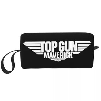 Дорожная Сумка Для Туалетных Принадлежностей Top Gun Maverick Fashion Tom Cruise Movie Makeup Косметический Органайзер Для Женщин Beauty Storage Dopp Kit Box