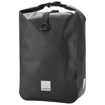 Велосипедная сумка Sahoo, 1 шт., водонепроницаемая сумка для багажного сиденья со светоотражающим покрытием 10 л Черного цвета