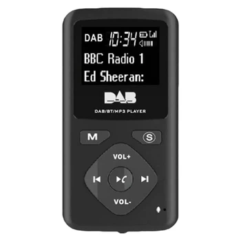 Портативный FM/DAB Цифровой Bluetooth-Радиоприемник Персональный Карманный FM-Мини-Радиоприемник MP3-Плеер Micro-USB Высокого Качества Для Дома