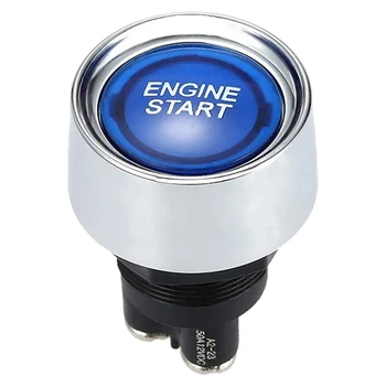 Кнопка двигателя автомобиля DC 12V 24V Кнопка запуска двигателя автомобиля Кнопка включения света Кнопка запуска зажигания для гонок