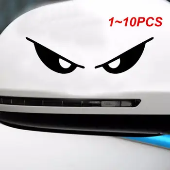 1 ~ 10ШТ Светоотражающая наклейка на автомобиль Мотоциклетный шлем В форме злых Глаз Наклейка на корпус Персонализированное украшение Наклейка Автомобильные Аксессуары