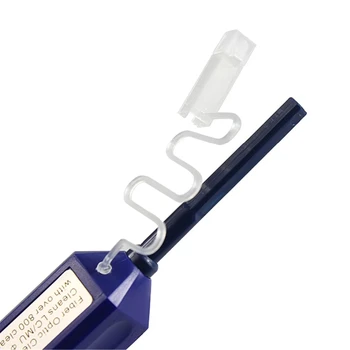Бесплатная Доставка 5 шт./лот очиститель в один клик 1.25 мм LC Коннектор Волоконно-Оптический Очиститель и Ручка Для Очистки Оптического Волокна LC MU