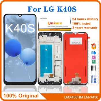 Оригинал для LG K40S X430 LM-X430 X430EMW Замена компонентов Дигитайзера с сенсорным ЖК-экраном 100% Тест для LG K40S