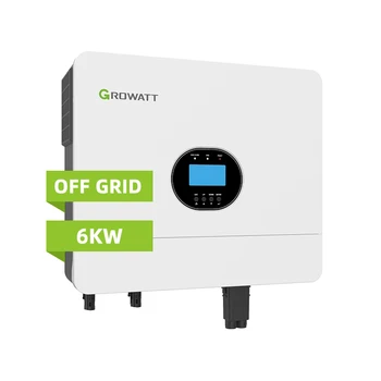 Готовый запас Growatt Spf 6000es Plus 6000 Вт Автономный Инвертор 6 кВт Однофазный Солнечный Гибрид 