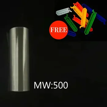 1 метр или 5 метров [MwCO 500] MD25/34/44/55/ 77 мм Роль диализного мешка Полупроницаемый тип трубки из регенерированной целлюлозы