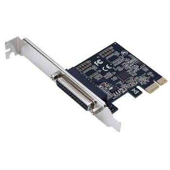 1 ШТ. Высококачественный Параллельный Порт DB25 25Pin Pcie Riser Card LPT Принтер Для PCI-E Express Card AX99100