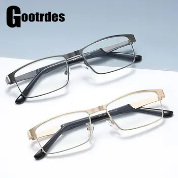 Модные Классические деловые очки для чтения с защитой от синего света, дальнозоркие оптические очки для женщин, мужские очки для чтения за компьютером