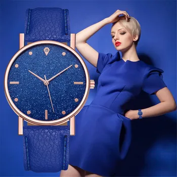 Роскошные часы, кварцевые часы с циферблатом из нержавеющей стали, повседневные часы-браслет, Модные часы в подарок Montre Femme