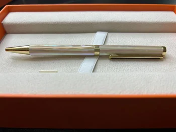 Роскошная шариковая ручка ручной работы с технологией перламутровой инкрустации, фирменная ручка