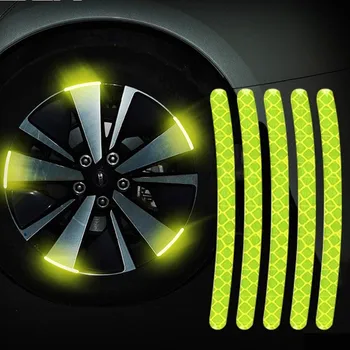 Светоотражающие наклейки на ступицы автомобиля, предупреждающие наклейки на шины, 3D-наклейки для балансировки автомобиля, идеи индивидуального оформления
