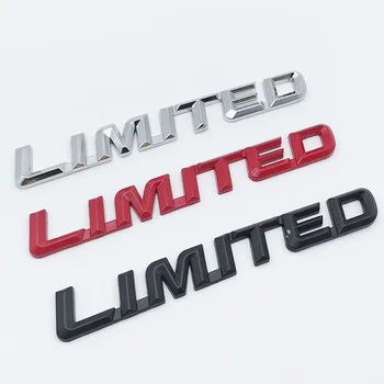 1 Шт. Автомобильный 3D Металлический Красный Хромированный Черный Значок Наклейка Роскошная Ограниченная Серия Буквенная Эмблема Logol Подходит для Toyota Highlander