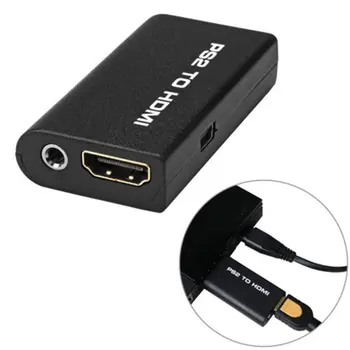 Портативный конвертер PS2 в аудио-видео адаптер AV-кабель для SONY PlayStation 2, запчасти Plug And Play
