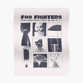 Kjdhgu9 Foo Fighter Fighters, Отличный Плакат Foo, Забавный Современный Арт-декор, Украшение комнаты, Домашняя Картина, Настенная Живопись без рамки
