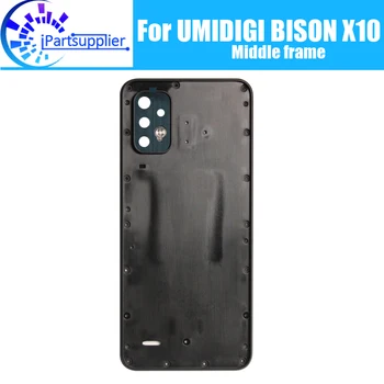 Для UMIDIGI BISON X10 Корпус Средняя Рамка Безель 100% Оригинальные Новые Запчасти для ремонта крышки Средней пластины для мобильного телефона BISON X10.