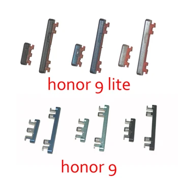 Новая кнопка регулировки громкости питания для Huawei Honor 9 Lite Оригинальная рамка корпуса телефона Внешняя боковая клавиша включения-выключения для Honor 9