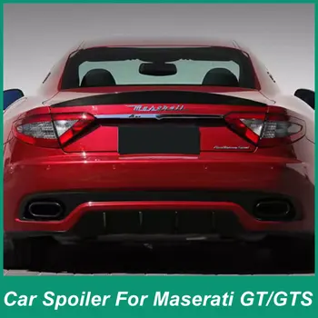 Для Maserati Gran GTS Turismo Sport 4.7t Coupe 2011-2017 Задний Багажный Отсек Iid Спойлер Крыло Из Углеродного Волокна Материал Черный