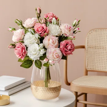 Увлажняющая роза для рук, искусственный цветок, свадебное украшение, ручной букет, Роза на День Святого Валентина