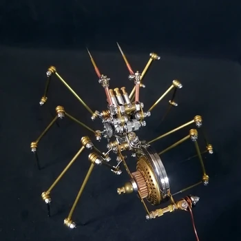 Креативное металлическое механическое украшение в виде паука, модель Night Hunter Steampunk