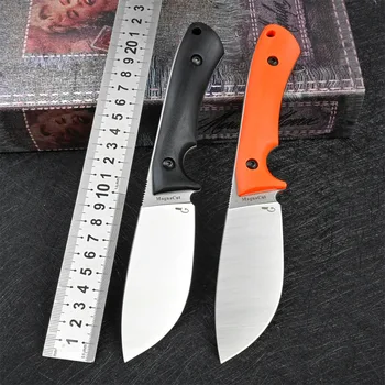 Trskt Gentry изготовленный на заказ Тактический Нож Для Выживания Охотничьи Походные Ножи Открытый Спасательный Инструмент С Ножнами Kydex G10 Ручка Прямая Поставка