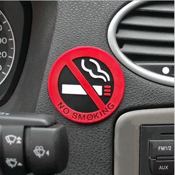 1шт Предупреждение О Запрете Курения Логотип Автомобильные Наклейки для Hyundai Genesis G80 G90 Equus Creta KONA Enduro Intrado NEXO PALISADE HDC-2 Gr