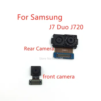 1шт Задняя Основная Камера Заднего Вида Модуль фронтальной камеры Гибкий Кабель Для Samsung Galaxy J7 Duo J720 J720F Оригинальная Заменяющая Деталь