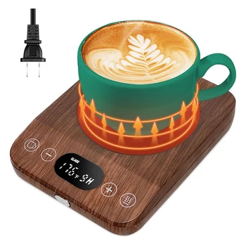Лучшая в продаже Грелка Для кофейных кружек, автоматическое включение / Выключение - Индукционная Грелка Для кружек На столе С 9 Настройками температуры, таймером 1-9