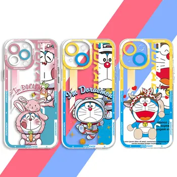 Doraemons милый Чехол для Samsung Galaxy Note 20 Ultra S22 Plus S10 Plus Note 10 S23 FE S21 S20 FE S23 Ультра Прозрачная Силиконовая Крышка