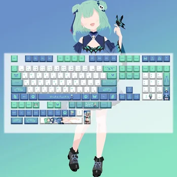 132 клавиши Runyu Lucia Resublimation Key cap anime Cute Mechanical Keyboard Keycap Настраивается