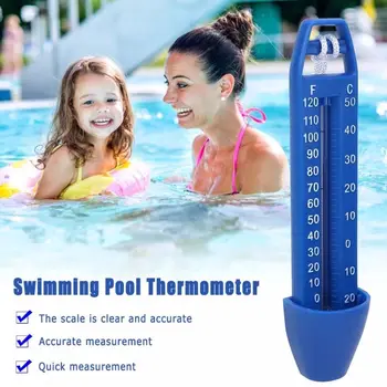 Прочный Легко Читаемый Спа-Измерительный Термометр Для Воды, Плавающий Термометр Для Бассейна, Плавающий