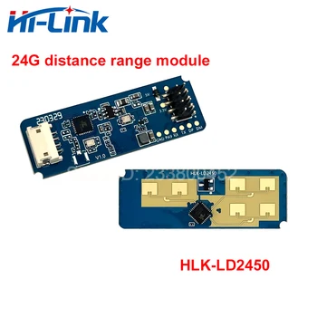 Бесплатная доставка HLK-LD2450 Модуль датчика движения человеческого тела, датчик траектории 8 м, расстояние обнаружения 2,54 мм