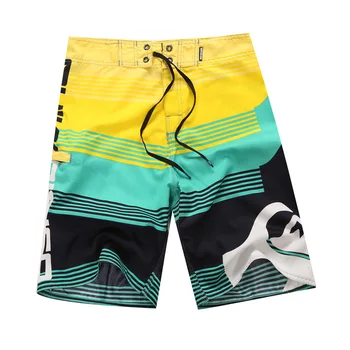 Мужские шорты для серфинга, шорты для серфинга, бермуды Masculina, Мужские Летние пляжные брюки для серфинга, Быстросохнущий купальник для плавания с принтом