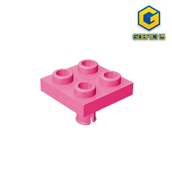 Пластина Gobricks GDS-902, модифицированная 2 x 2 со штифтом снизу, совместима с конструкторами lego 2476 toys Для сборки строительных блоков Технические характеристики