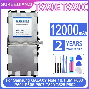 Аккумулятор GUKEEDIANZI T8220E T8220C 12000mAh для Samsung GALAXY Note 10.1 SM P600 P601 P605 P607 T520 T525 P602