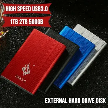 Горячий USB 3,0 2 ТБ 1 ТБ Внешний Жесткий Диск HDD 2,5 