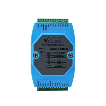 ADM-4280-C 8-канальный аналоговый модуль сбора данных 0-20mA 0-10V от 4-20ma до 485 текущего напряжения Modbus rtu