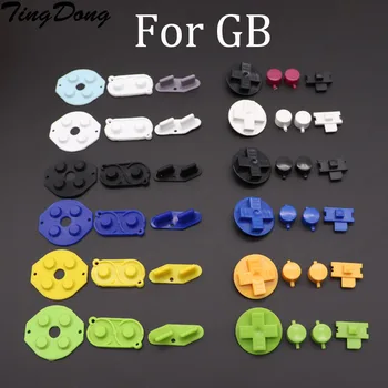 Резиновая Проводящая Кнопка A B D pad Силиконовая Клавиатура Start Select и Набор Кнопок DIY Для Gameboy Classic GB Repair parts